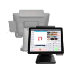 Front and Back View of 15″ Touch Screen EPOS Till System