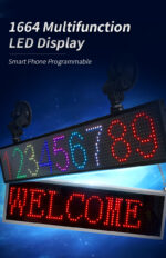Moving message board sign P5 super thin Wi-fi Scrolling LED Sign Message Board for Business Working with Smartphone (340x95mm) - Image 5