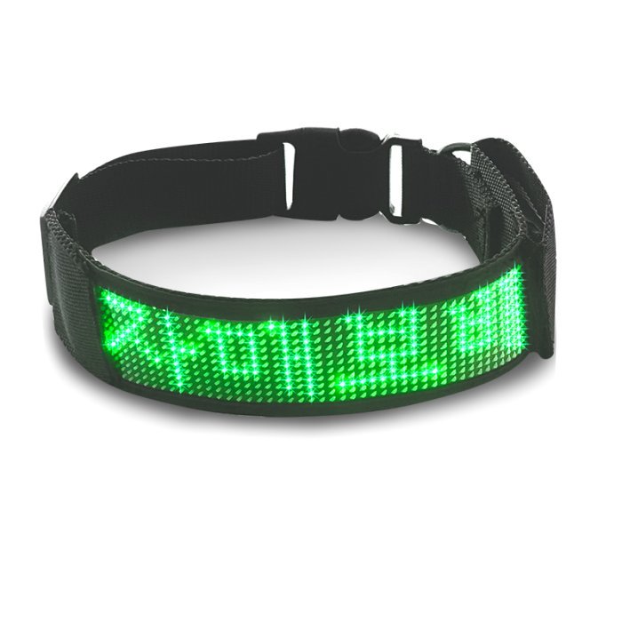 Waterproof Rechargeable LED Dog Collar | USB Charging Led Light Up Collar for Dog | Mobile App Display Control | Luxury Dog Collars - Image 11