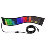 (260x150mm) Smart APP Control Flexible Led Screen Scrolling Message Pattern Graffiti Text LED sign board Animation RGB LED Display Panel - Image 3