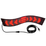 (260x150mm) Smart APP Control Flexible Led Screen Scrolling Message Pattern Graffiti Text LED sign board Animation RGB LED Display Panel - Image 2