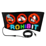 Android iOS App control LED Soft Panel Scrolling Text Flexible Screen Board - Image 4