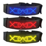 Waterproof Rechargeable LED Dog Collar | USB Charging Led Light Up Collar for Dog | Mobile App Display Control | Luxury Dog Collars - Image 8