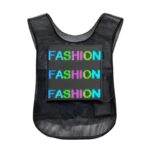 Waterproof led screen vest advertising jacket display