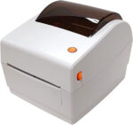 Thermal label printer for multiple sizes, fast and efficient printing.