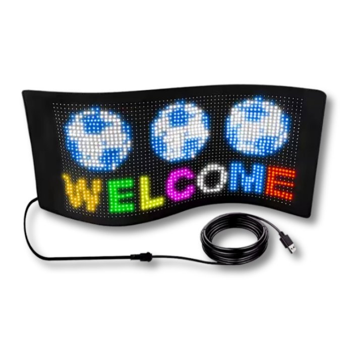Premium Quality Smart Bluetooth APP Control RGB Ultra-thin Flexible LED Display Waterproof - Image 6