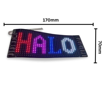 led rgb flexible display waterproof