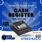Manual cash register for small retail shops and takeaway businesses
